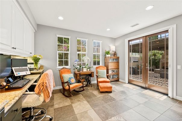 Home Office, Interior, Recessed Lighting