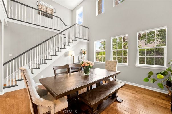 Dining room, Interior, Wood Texture Flooring