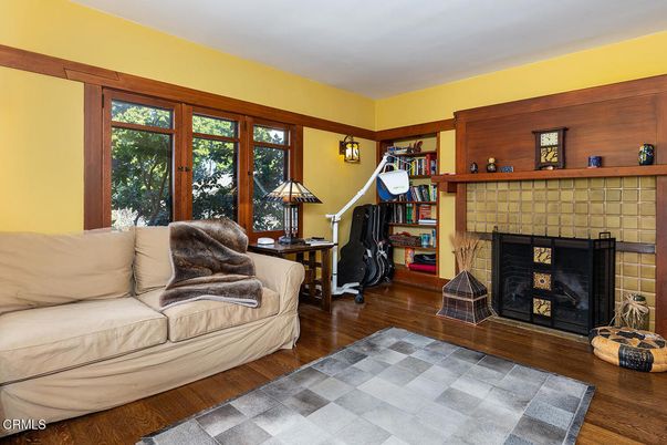 Fireplace, Interior, Wood Texture Flooring