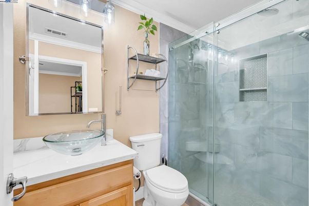 Bathroom, Glass Shower, Interior