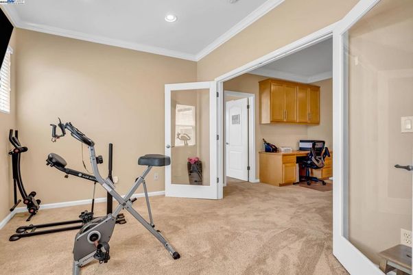 Fitness Equipment, Home Office, Interior, Recessed Lighting