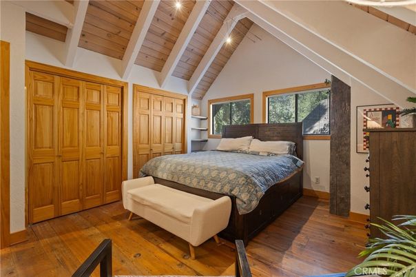 Bedroom, Interior, Wooden Ceilings, Wood Texture Flooring