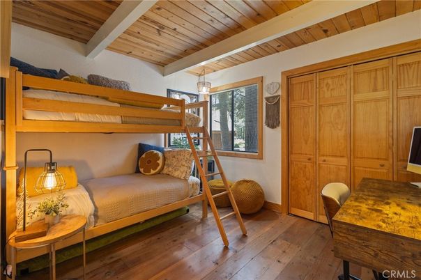 Bedroom, Interior, Wooden Beams, Wooden Ceilings, Wood Texture Flooring