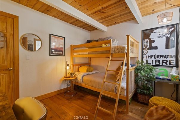 Bedroom, Interior, Wooden Ceilings, Wood Texture Flooring
