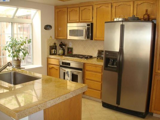 Interior, Kitchen, Stainless Steel Appliances, Tile Countertops