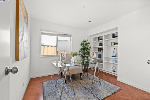 Home Office, Interior, Wood Texture Flooring