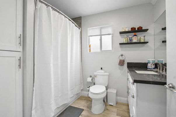 Bathroom, Interior, Wood Texture Flooring