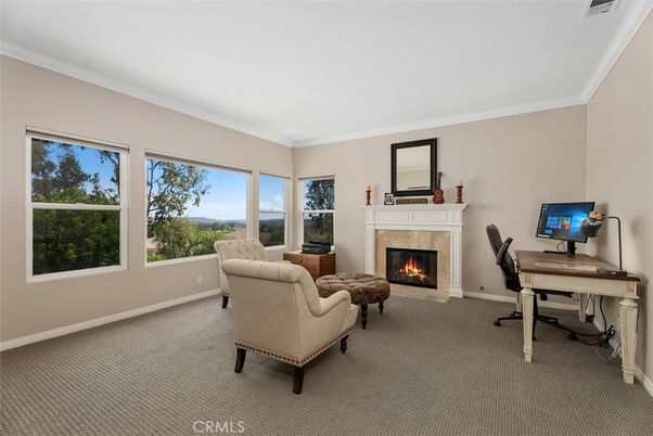 Fireplace, Home Office, Interior, Living room