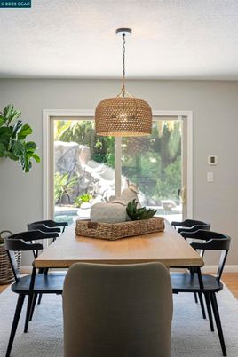 Dining room, Interior, Wood Texture Flooring
