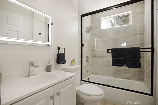 Bathroom, Glass Shower, Interior, Marble Walls
