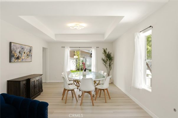 Dining room, Interior, Wood Texture Flooring