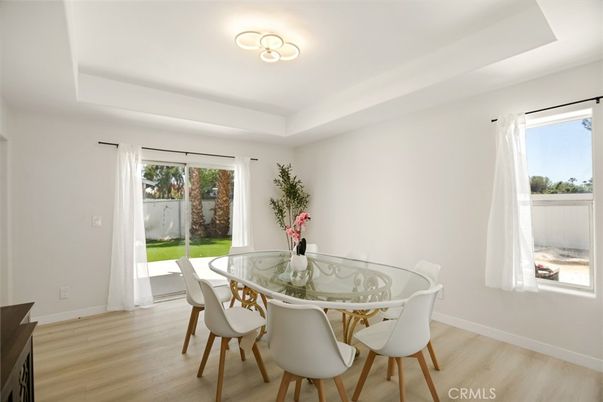 Dining room, Interior, Wood Texture Flooring