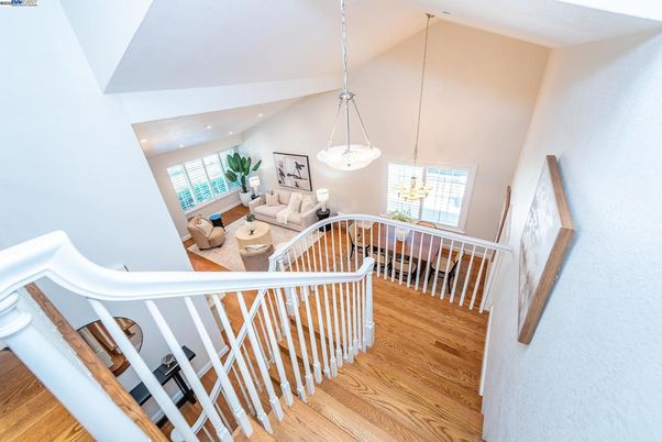 Dining room, Interior, Pendant Lights, Recessed Lighting, Wood Texture Flooring