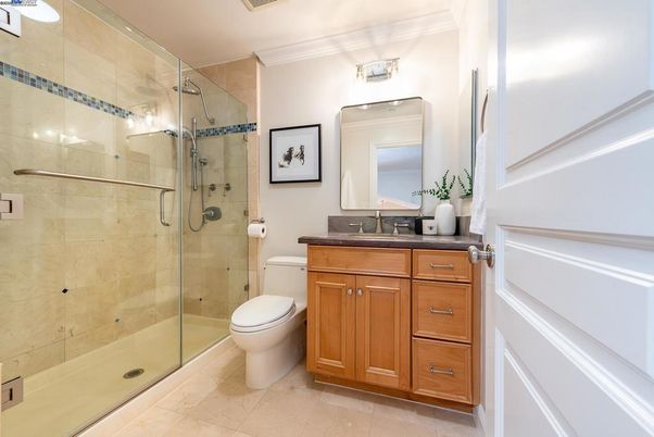 Bathroom, Glass Shower, Interior