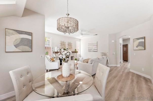 Chandelier, Dining room, Interior, Living room, Wood Texture Flooring