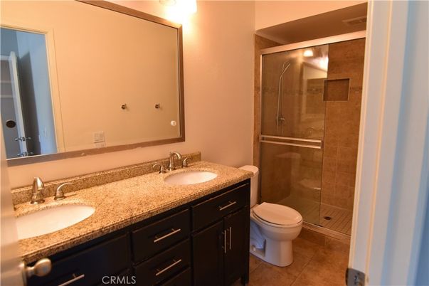 Bathroom, Dual Sink Vanities, Glass Shower, Interior