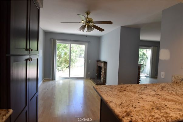 Empty room, Fireplace, Interior, Wood Texture Flooring
