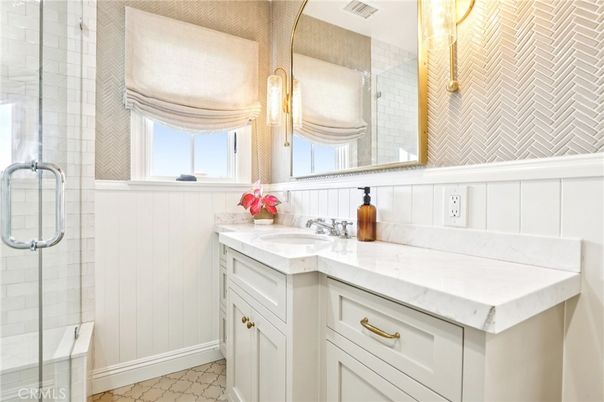 Bathroom, Glass Shower, Interior