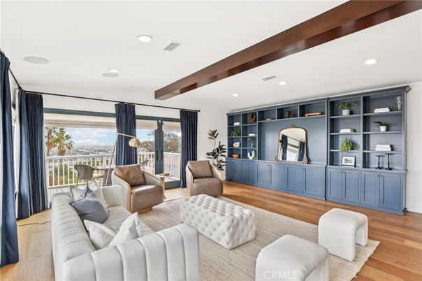 Interior, Living room, Recessed Lighting, Wooden Beams, Wood Texture Flooring