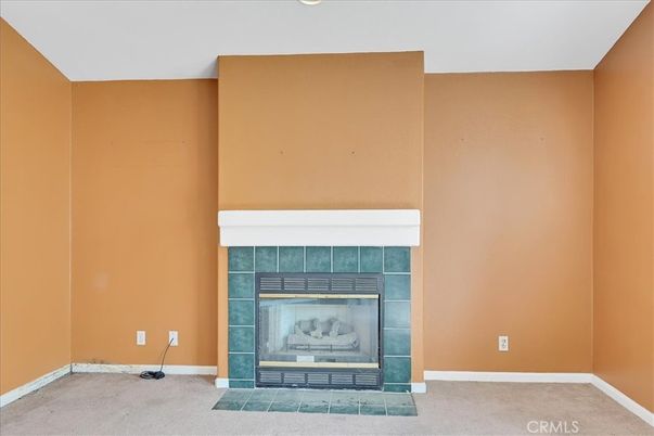 Empty room, Fireplace, Interior