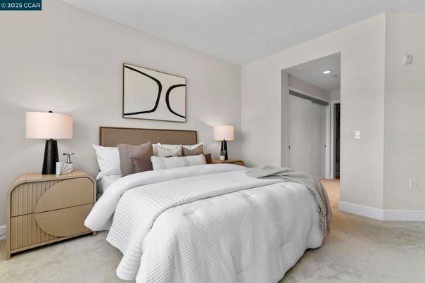 Bedroom, Interior, Recessed Lighting