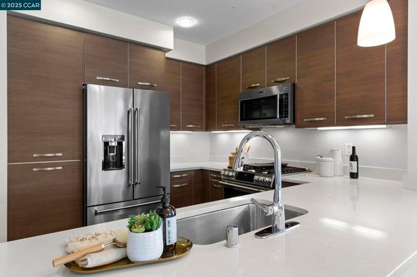 Interior, Kitchen, Recessed Lighting, Stainless Steel Appliances