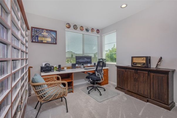 Home Office, Interior, Recessed Lighting