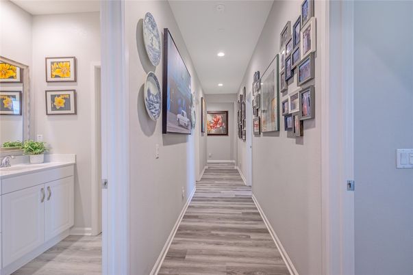 Interior, Recessed Lighting, Wood Texture Flooring