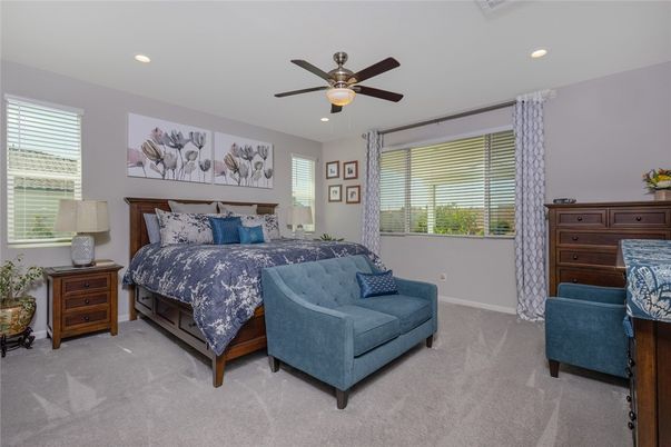 Bedroom, Interior, Recessed Lighting