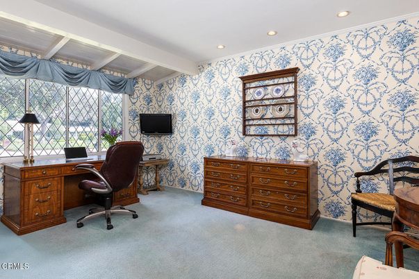 Home Office, Interior, Recessed Lighting