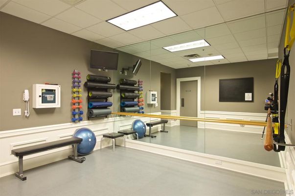 Fitness Equipment, Interior, Recessed Lighting