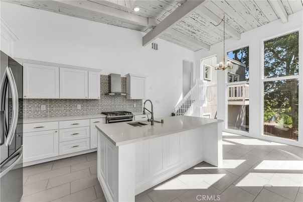 Interior, Kitchen, Wooden Beams