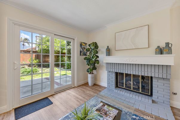 Fireplace, Interior, Wood Texture Flooring