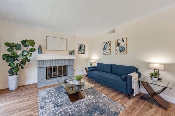 Fireplace, Interior, Living room, Wood Texture Flooring
