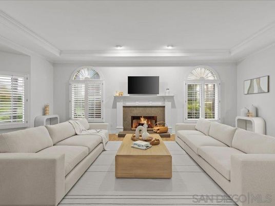 Fireplace, Interior, Living room, Recessed Lighting