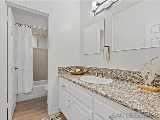 Bathroom, Interior, Wood Texture Flooring