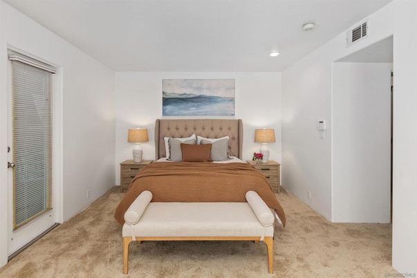 Bedroom, Interior, Recessed Lighting