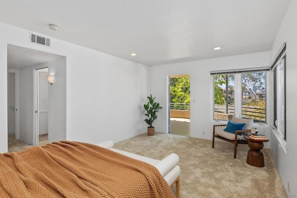 Bedroom, Interior, Recessed Lighting