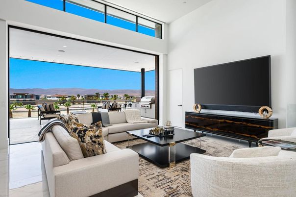 Interior, Living room, Recessed Lighting