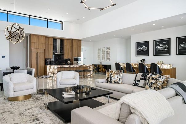 Dining room, Interior, Kitchen, Living room, Pendant Lights, Recessed Lighting