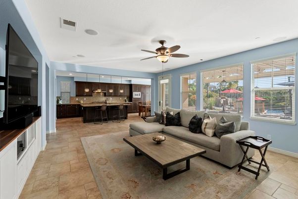 Interior, Kitchen, Living room, Pendant Lights, Recessed Lighting
