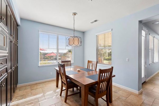 Dining room, Interior, Pendant Lights