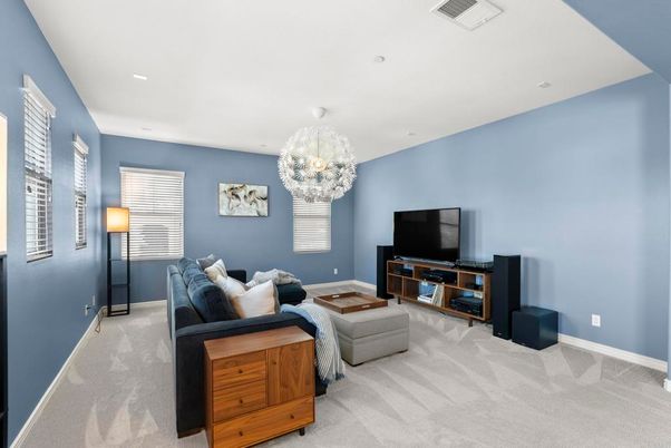 Chandelier, Interior, Living room, Recessed Lighting