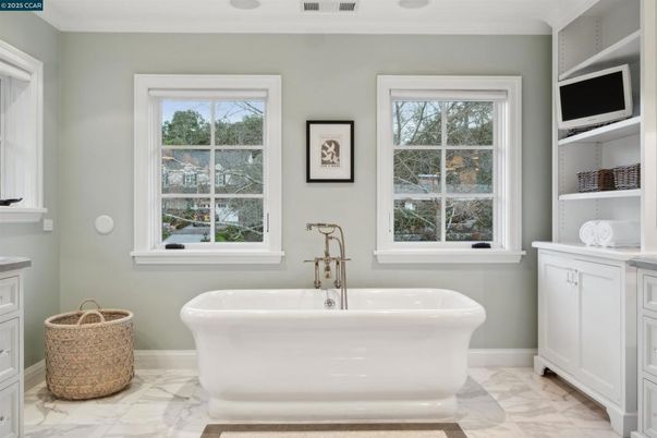 Bathroom, Free Standing Baths, Interior, Marble