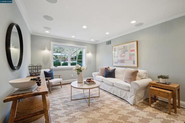 Interior, Living room, Recessed Lighting