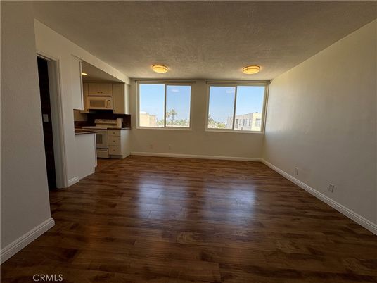 Empty room, Interior, Kitchen, Wood Texture Flooring