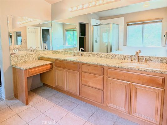 Bathroom, Dual Sink Vanities, Glass Shower, Interior
