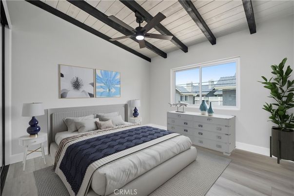 Bedroom, Interior, Wooden Beams, Wood Texture Flooring