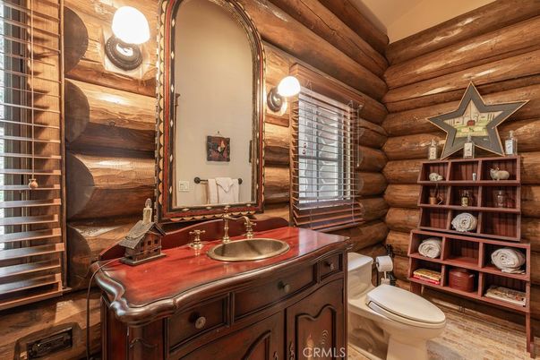 Bathroom, Interior, Wood Texture Flooring, Wooden Walls