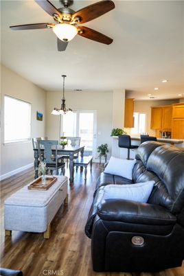 Dining room, Interior, Kitchen, Living room, Pendant Lights, Recessed Lighting, Wood Texture Flooring